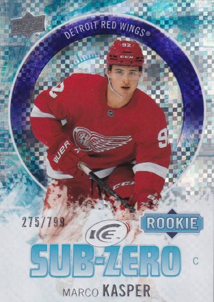 insert RC karta MARCO KASPER 23-24 UD Ice Sub-Zero Rookie /799